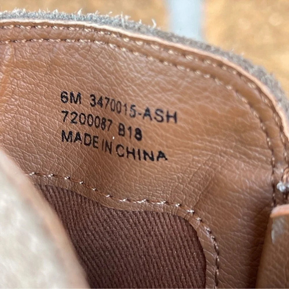 Frye Double Zip Ankle Boot Ash Judith 6 - Picture 9 of 10